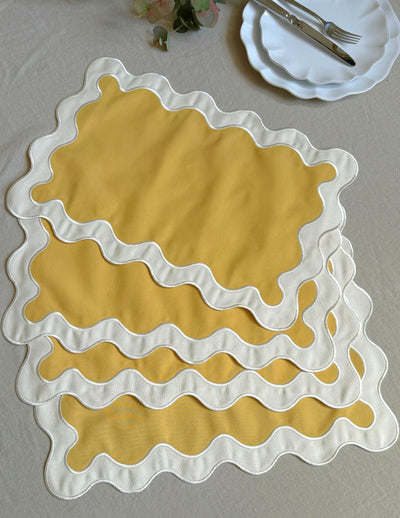 Butter Yellow Luxury Placemats