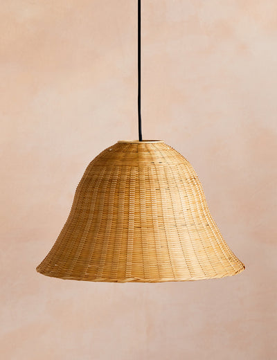 Bamboo Dome Pendant Light - Large