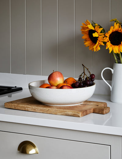 Campagna White Serving Bowl