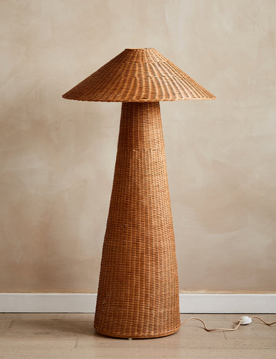 Ferm Living Dou Braided Rattan Floor Lamp
