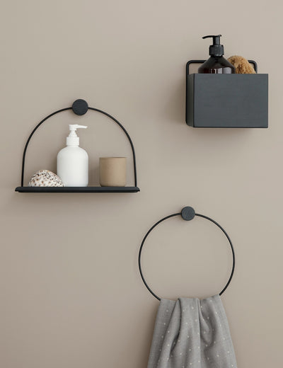 Ferm Living Black Towel Hanger