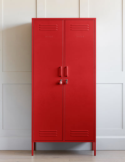 Mustard Made Lockers - The Twinny Double Locker - Poppy Red
