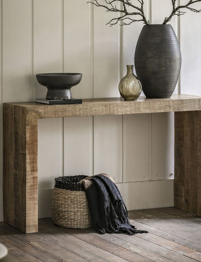 Freya Wooden Console - Natural