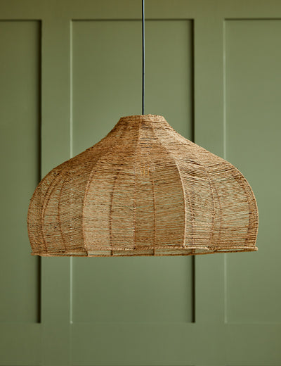 Large curvy lampshade