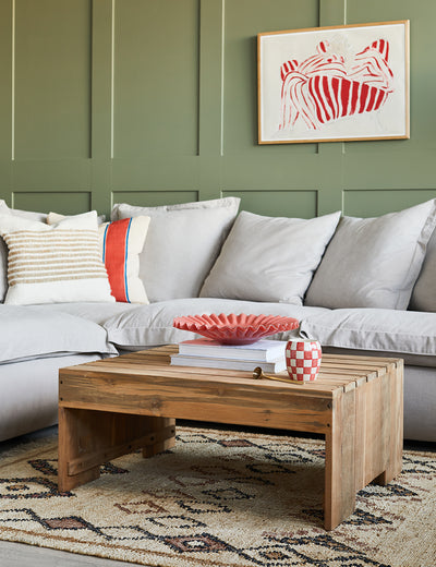 Low Rise Wooden Coffee Table