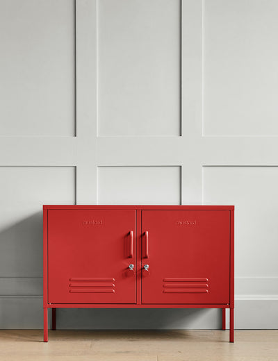 Mustard Made Lockers - The Lowdown Locker - Poppy Red