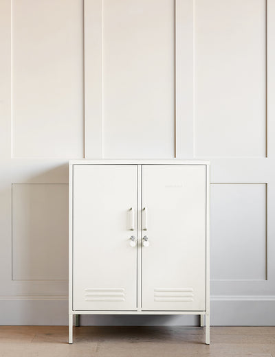 Mustard Made Lockers - The Midi Locker - White