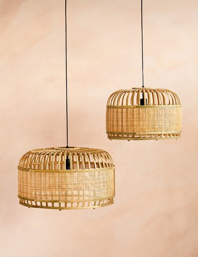 Natural Bamboo Pendant Light