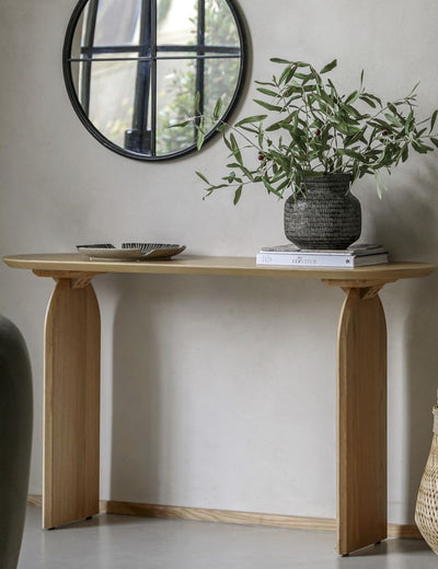 Orson Retro Curved Console Table