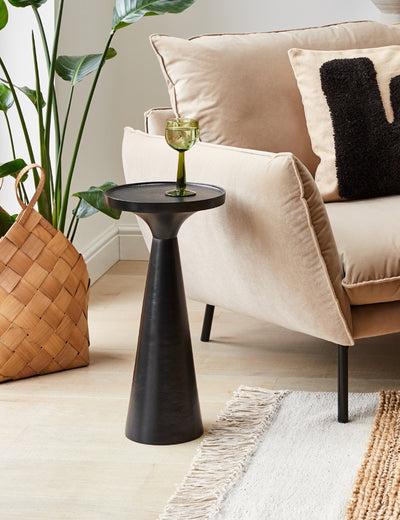 Ella Slim Black Side Table