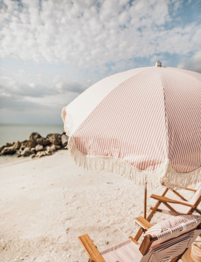 Pink Frills Luxury Umbrella