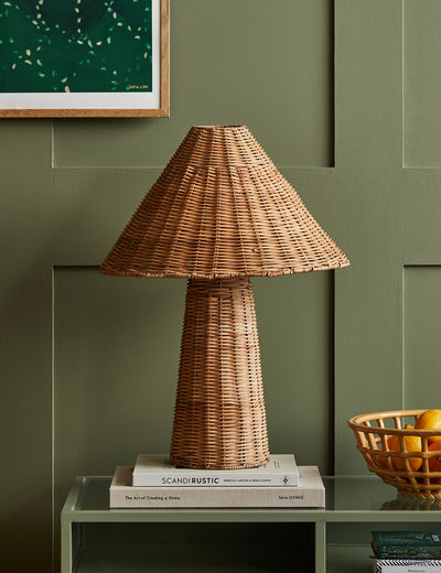 Rattan Table Lamp