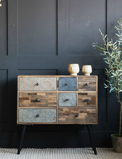 Recycled Teak Side Cabinet