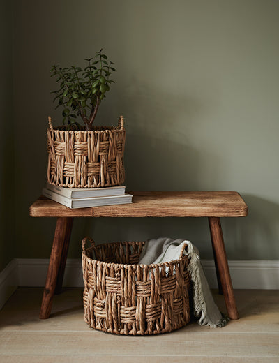 Set of 2 Handwoven Baskets