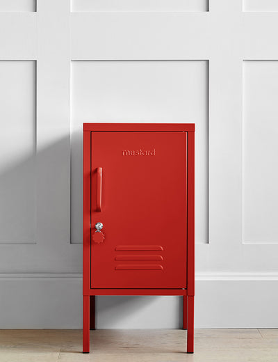 Mustard Made Lockers - The Shorty Short Locker Right Hand Opening - Poppy Red