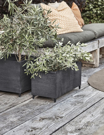 Statement Black Outdoor Planters