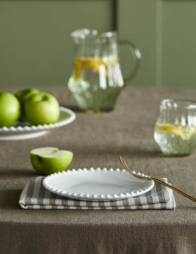 White Pearl Stoneware Side Plate