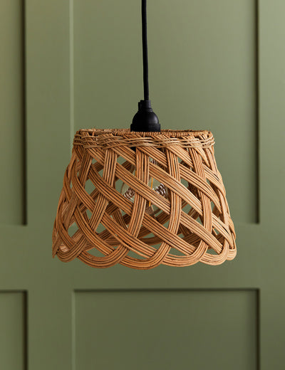 Woven Rattan Lampshade